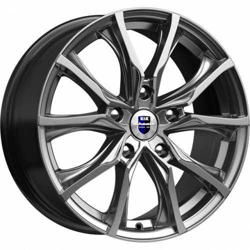 K&K Твист 7.5x17 5*105 ET38 DIA56.6 Алмаз черный Литой