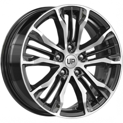 Wheels UP UP106 7x17 5*110 ET45 DIA67.1 New Black Литой