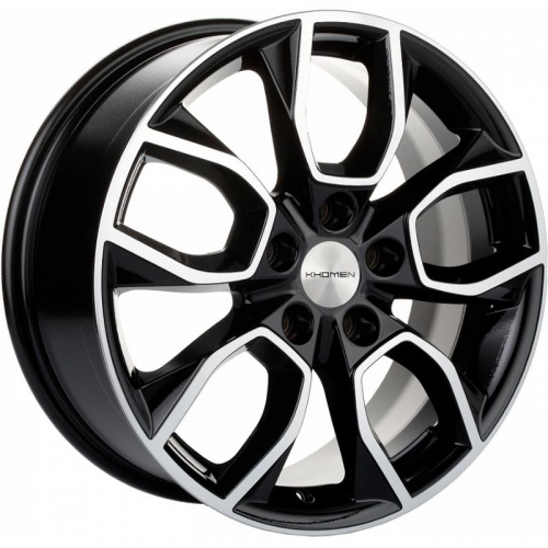 Khomen KHW 1713 7x17 5*114.3 ET48 DIA56.1 Black-FP Литой