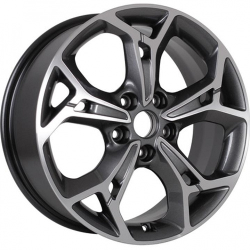 Khomen KHW 1702 7x17 5*110 ET45 DIA67.1 Black Литой