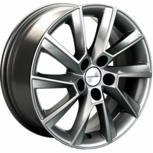 Khomen KHW 1507 6x15 5*100 ET38 DIA57.1 Gray-FP Литой