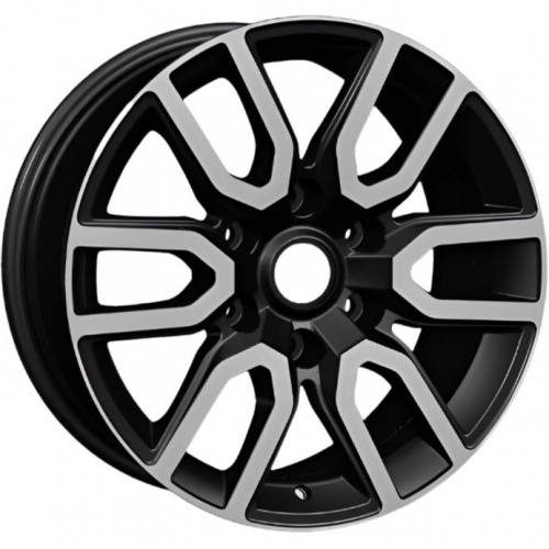 Khomen KHW 1723 8x17 6*139.7 ET38 DIA67.1 Black-FP Литой