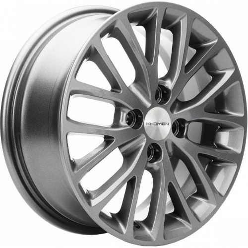 Khomen KHW 1506 6x15 4*100 ET50 DIA60.1 Gray Литой