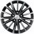 Khomen KHW 1611 6.5x16 5*114.3 ET45 DIA67.1 Black-FP Литой