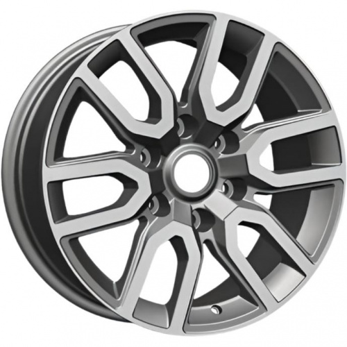 Khomen KHW 1723 8x17 6*139.7 ET46 DIA67.1 Gray-FP Литой