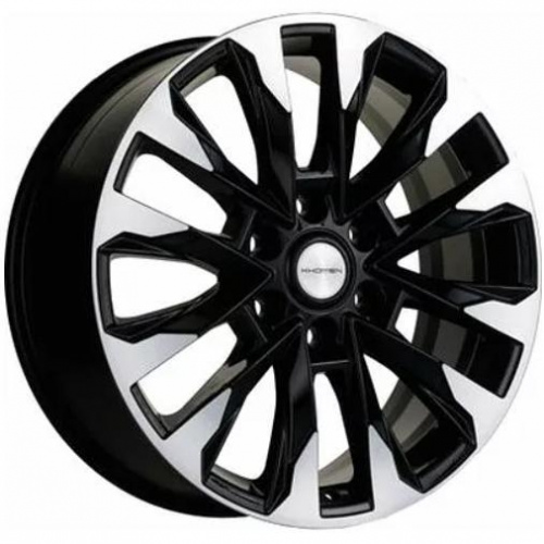 Khomen KHW 2010 8x20 6*139.7 ET25 DIA106.1 Black-FP Литой