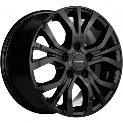 Khomen KHW 1608 6.5x16 5*120 ET49 DIA65.1 Black Литой